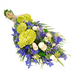 Miniature du produit « Enterrement
fleurs deuil Gerbe Azur »